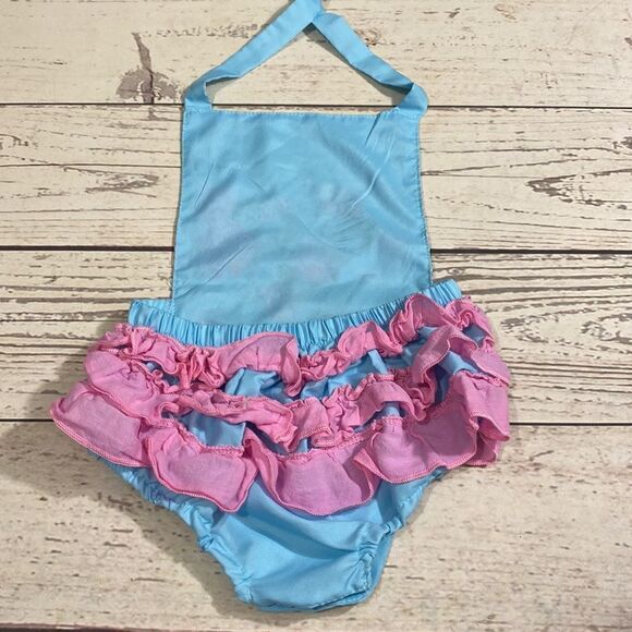 Bundle of 3 Baby Girl Infant Rompers - Picture 5 of 8